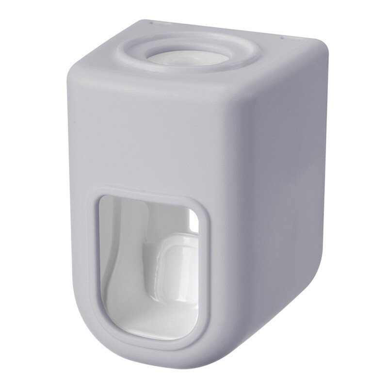Loozykit Automatic Toothpaste Squeezer No-punch Useful Wall Mount Toothbrush Holder Toothpaste Dispenser Bathroom Accessories