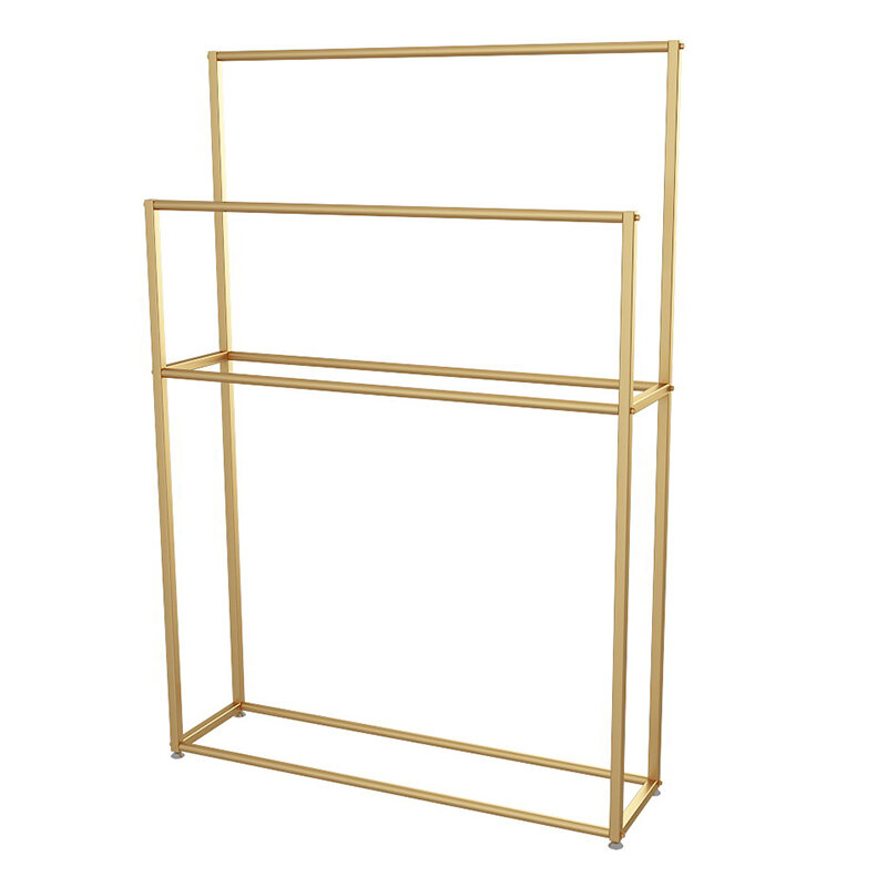 Nordic Minimalist Towel Rack Towel Rack Indoor Hanger Iron Floor Storage Rack Metal Hanger Combination