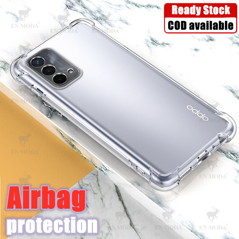 ãCrystal ClearãFor OPPO A74 4G CPH2219 Soft Rubber Gel Jelly Case Transparent Military Grade Full Protective Anti-Scratch Resistant Back Cover Skin