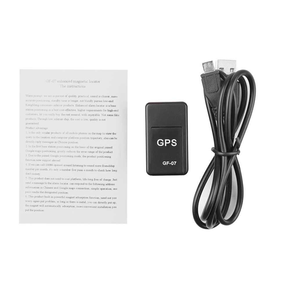 Kebidumei Mini GPS Tracker Car GPS Locator Anti-theft Tracker Anti-Lost Recording Tracking Device Voice Control For Old Kid Pet